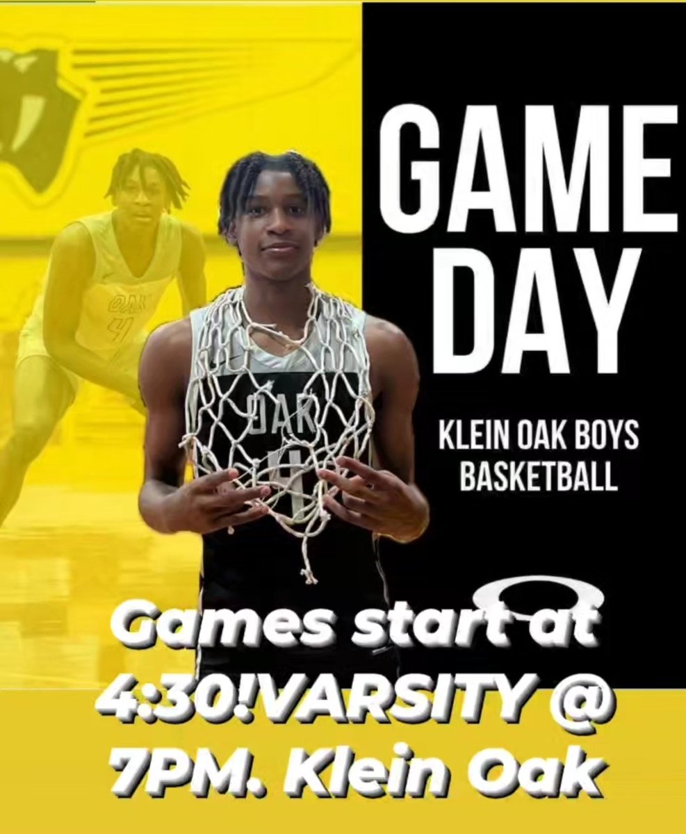 About last night: Klein Oak 72 Caney Creek 48 @brennan_webb5 19pts. 6rbs @BrysonHolmes21 11pts. 3blks. 4rbs. @IsaiahWalker24 11pts. 4stls @Noah5Franklin1 7 assists. 2stls @Coach_BCarp @KleinISDAth @RogasScott @GASOBlue @BallSoHardSS