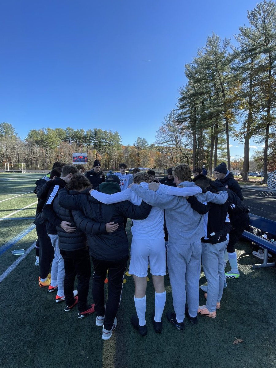 Boys Soccer is ready to go against Bedford! Go Hillers!