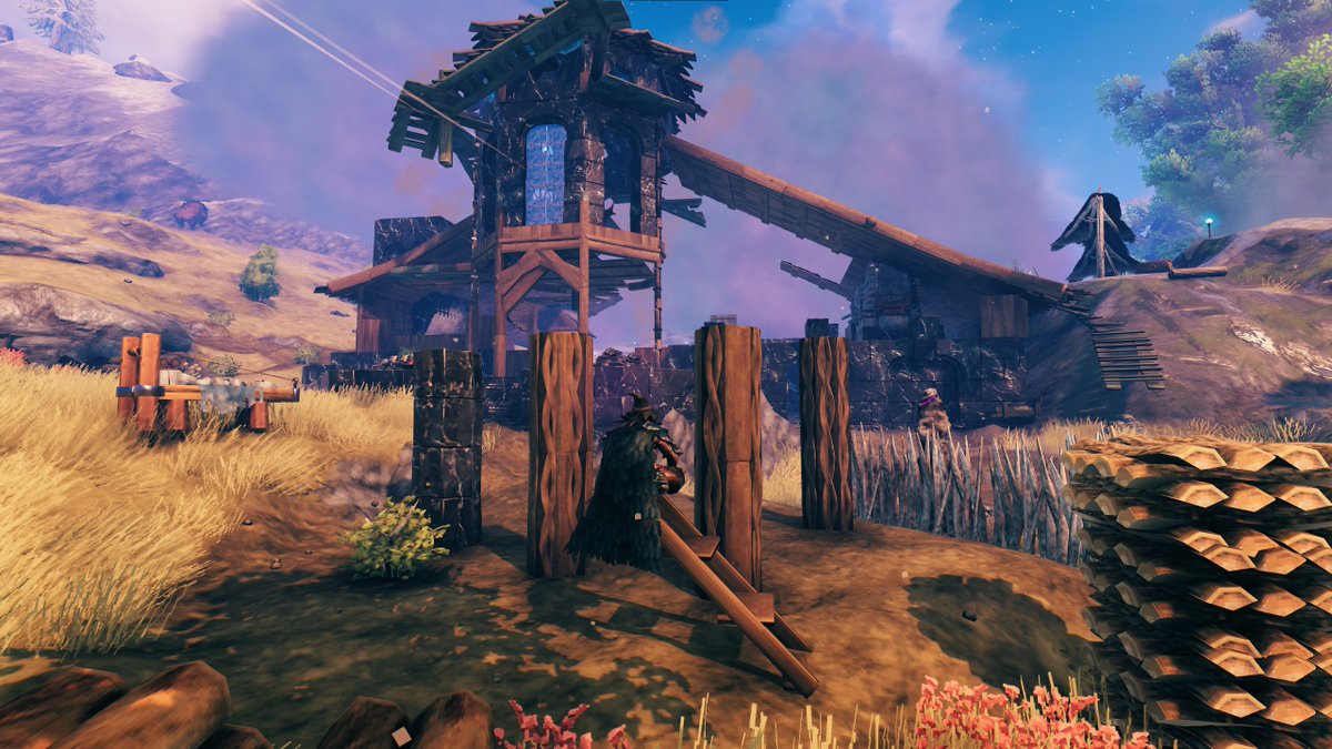 Had to cancel a couple streams which I really hate doing. While under the weather I've played with some pillar designs for the <a href="/Valheimgame/">Valheim 🌟</a> Plains/#Mistlands farmstead build, hopefully we can implement on tomorrow's stream!

#Valheim #ValheimBuild