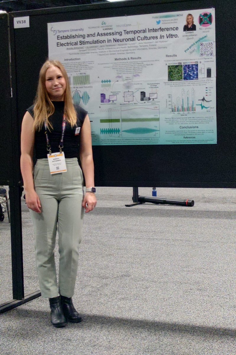 Presenting one of the most exciting collaboration projects that I've been a part of at the #Neuroscience2023 conference in Washington, D.C.!

The pre-print of the work is available here:

doi.org/10.1101/2023.1…

Thank you to all my collaborators and co-authors!