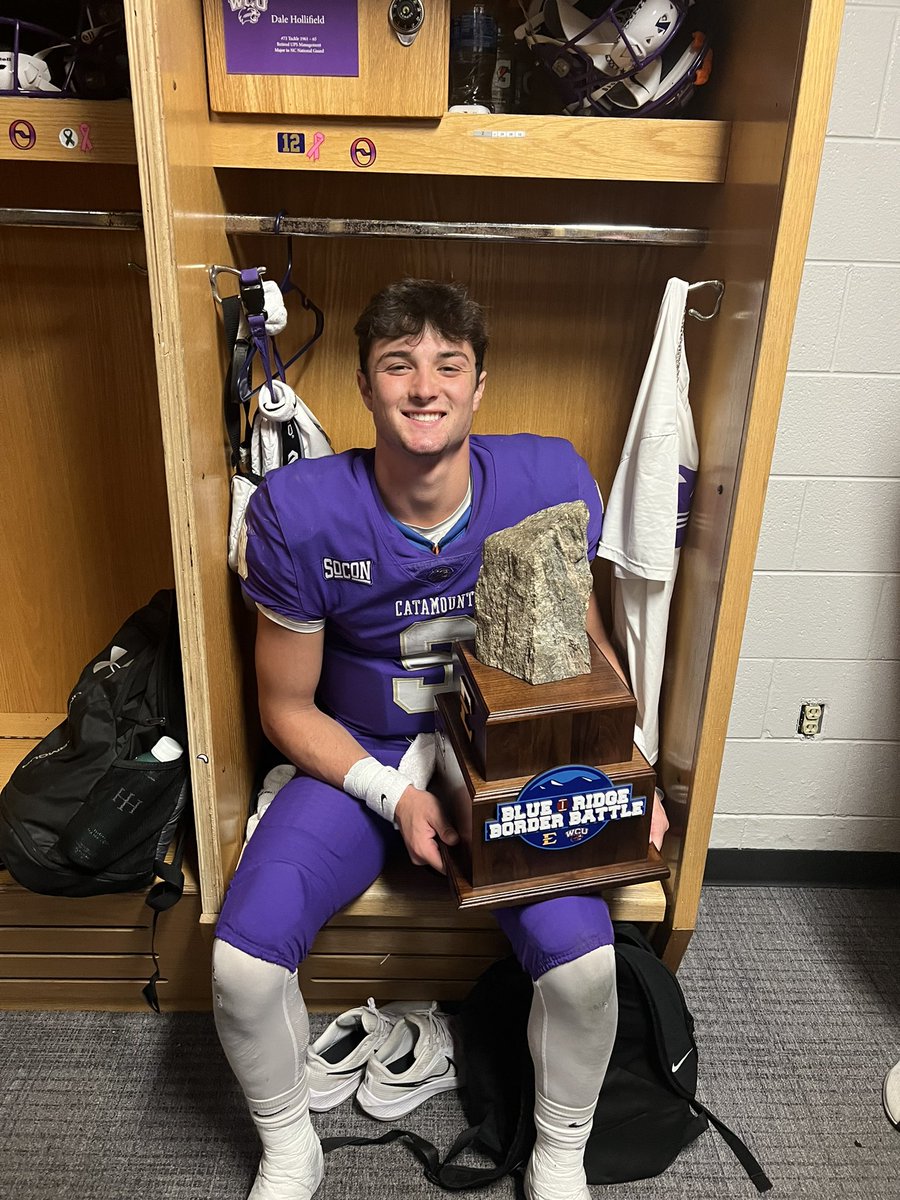 How About That Catamount Nation!!!
The Rock Is Staying Home!!!💜💜