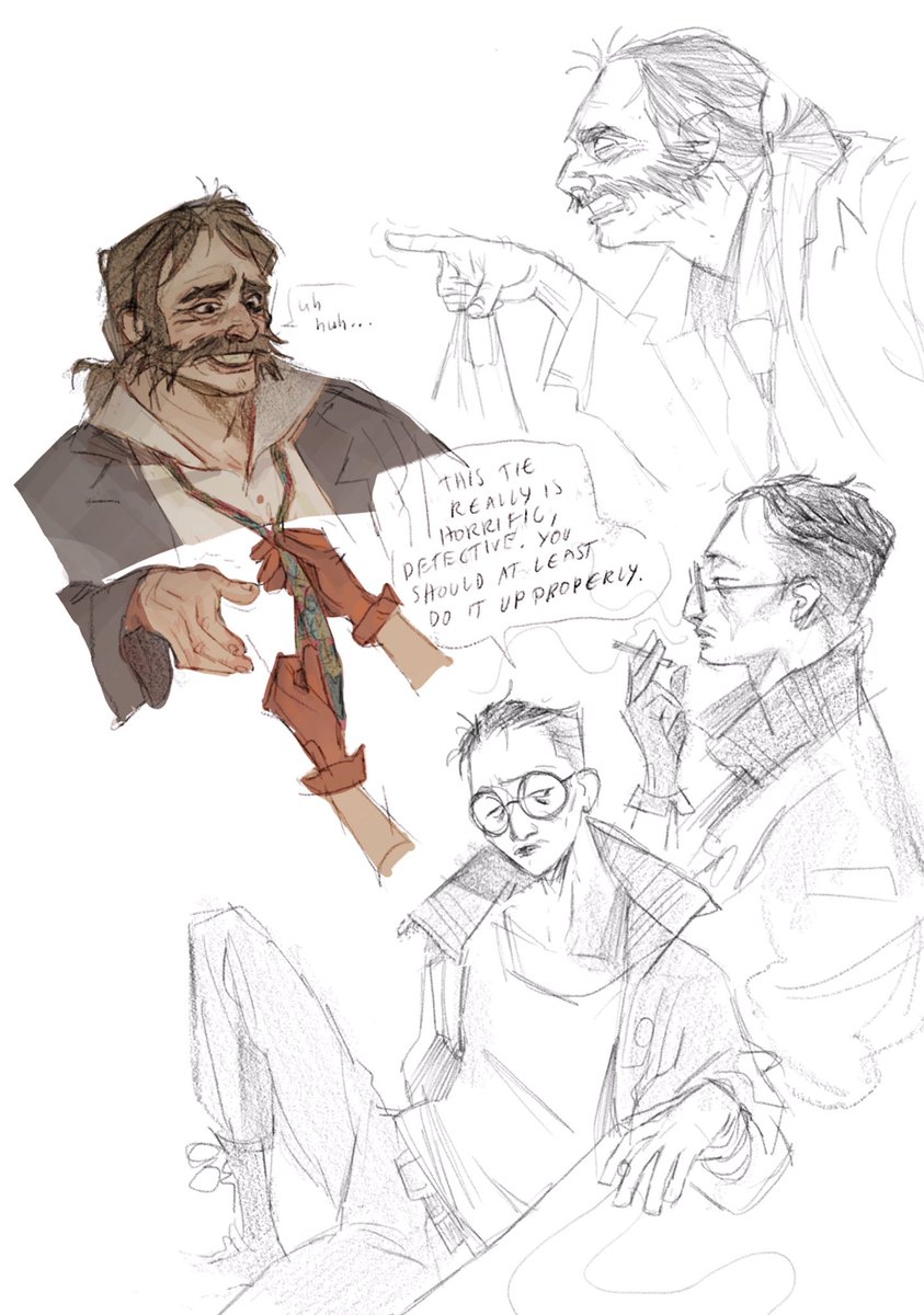 hello people... i am with the disco now. love a good detective duo
#DiscoElysium #harrydubois #kimkitsuragi #drawing #sketch #digitalart