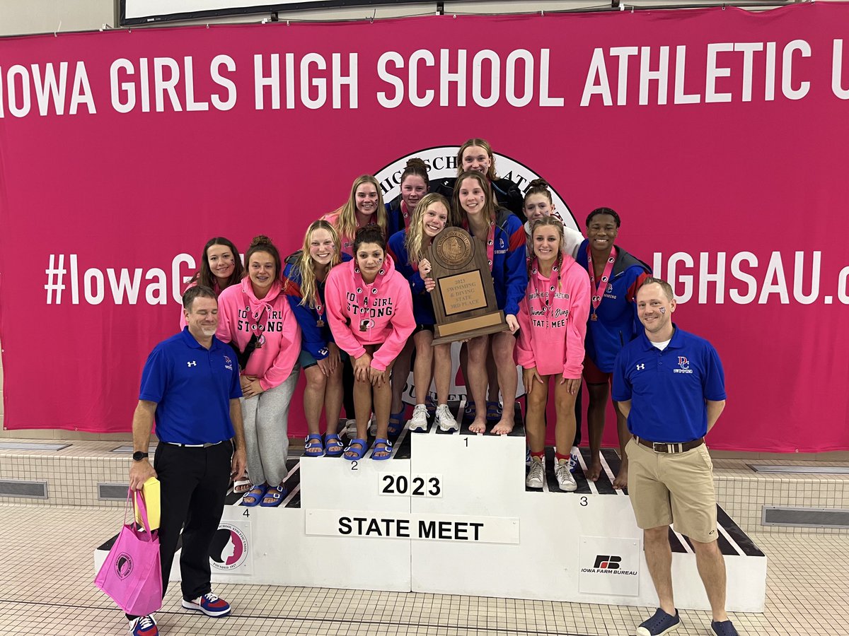 bluedevilAD22's tweet image. Congratulations to our girls swim team on finishing Third in the State!!!!   Go Blue!!!