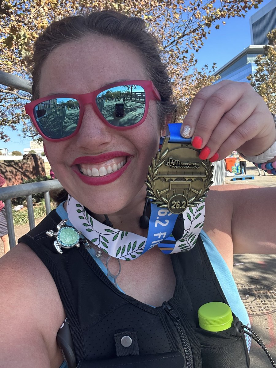 26.2 complete. Two races, in two states, in one week. Goodnight 💤 #runner #edleaders #rva