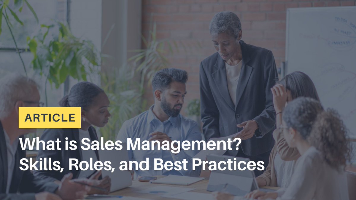 📈 ​How do your sales managers drive success on their teams? In this article from @RAINSelling, we share sales management tools, skills, and what the best managers do differently: hubs.li/Q0261kvw0 #B2BSales #SalesStrategy #SalesManagement
