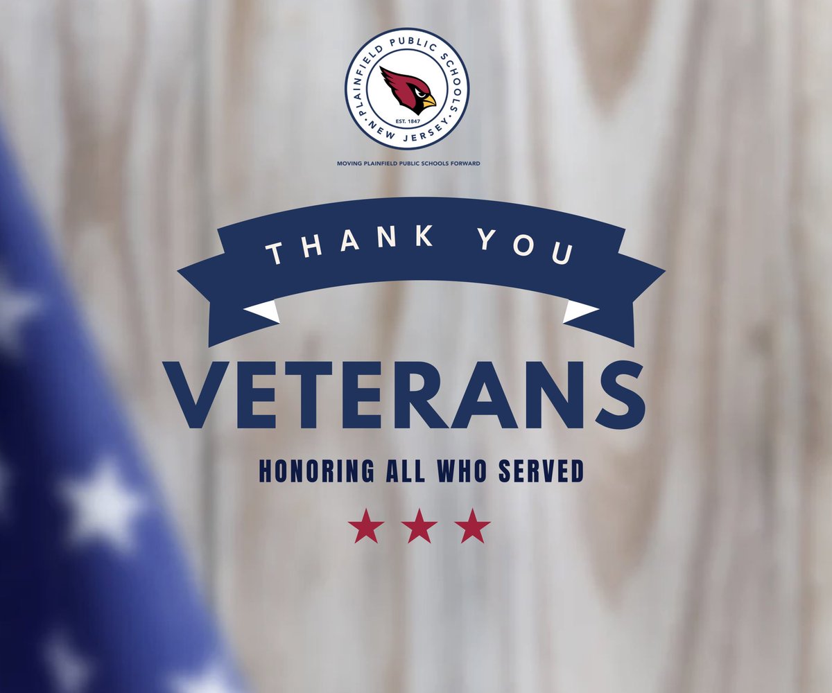 🇺🇸 On this Veterans Day, we honor and express our deepest gratitude to the brave men and women who have served and sacrificed for our freedom. Your dedication inspires us all. Thank you, veterans, for your service. #VeteransDay #Gratitude 🎗️#movingplainfieldpublicschoolsforward