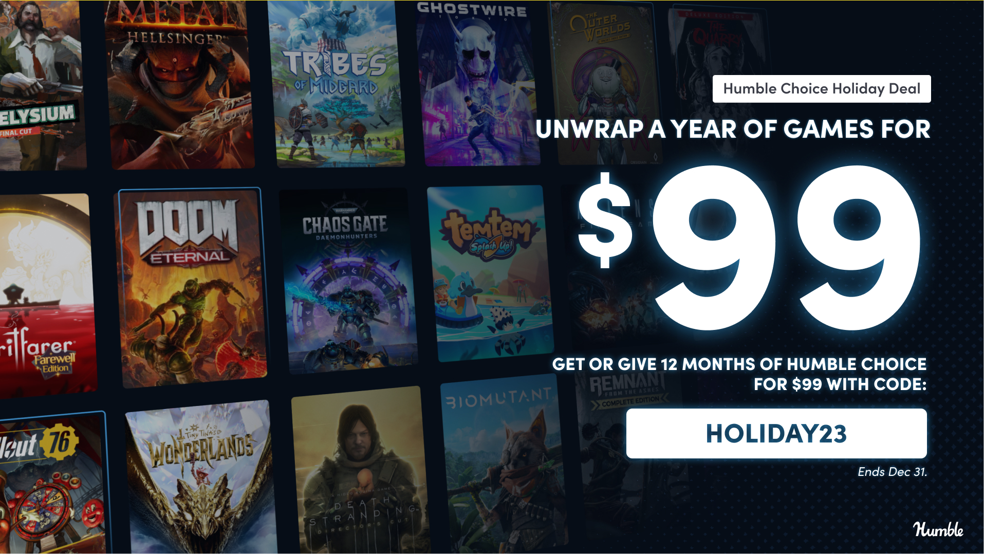 Humble Bundle Black Friday VR Bundle - 11 games for $12