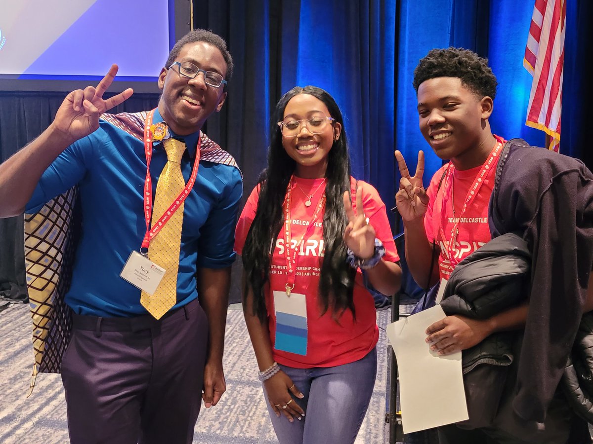 ATiberi_DTH's tweet image. First time at the 2023 LEAD Conference and I'm floored by the diverse sessions and connecting with educators! Excited for the 9 student leaders from Delcastle; eager to see how they'll empower our school community! #LEADConference #StudentLeadership #NCCVTworks