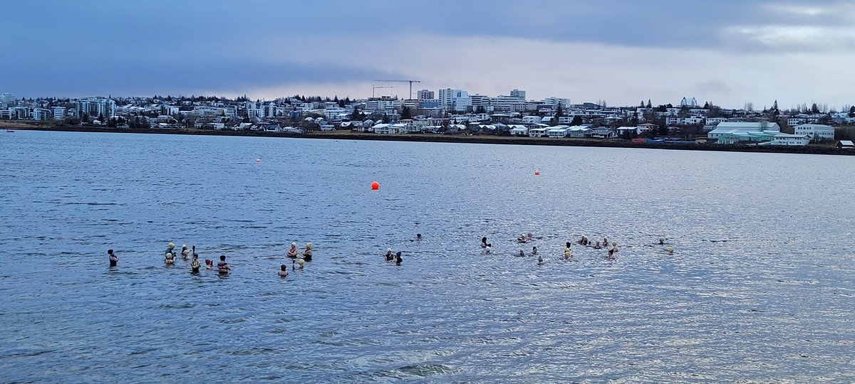 Loved swimming with the women of #Reykjavík today! #loveiceland