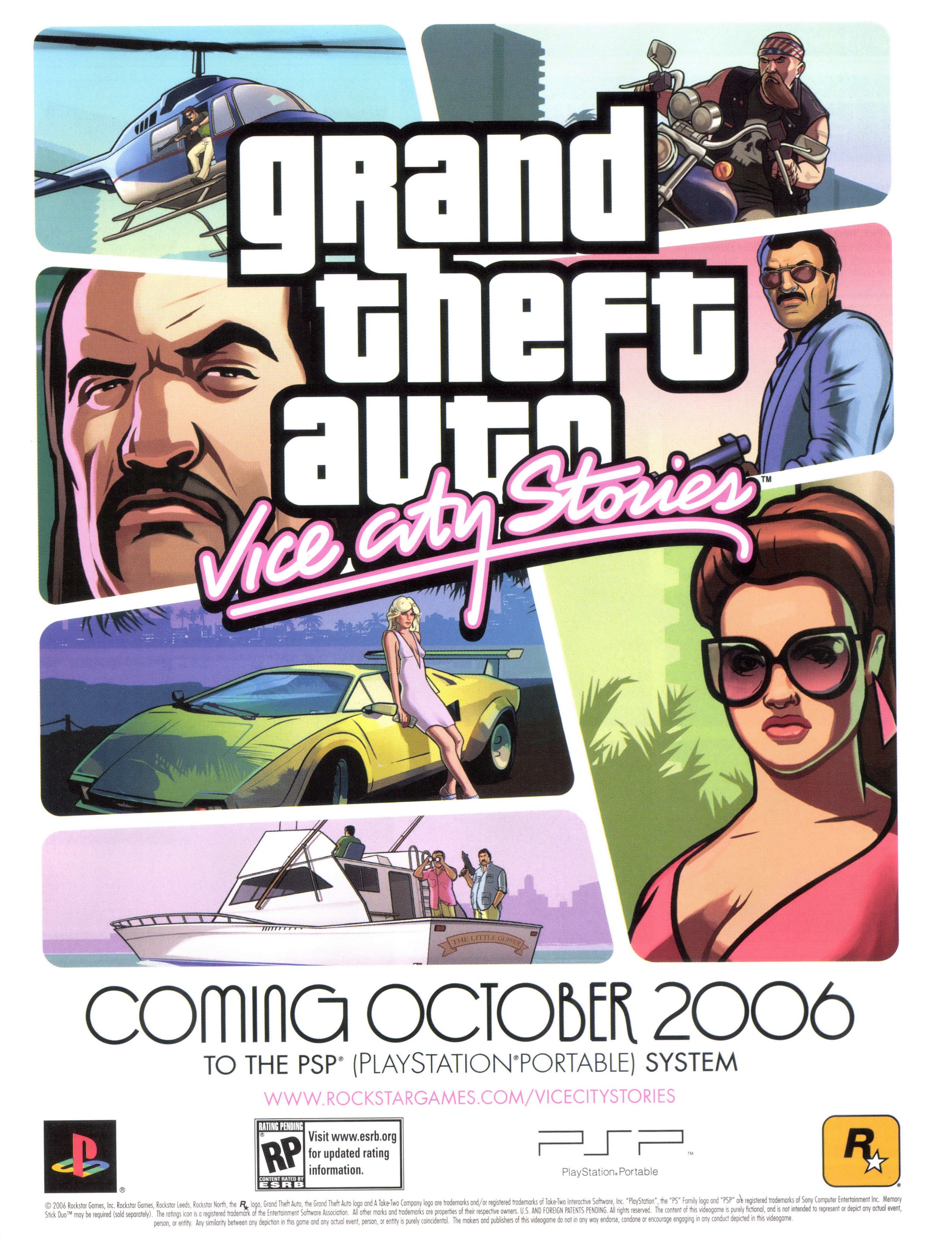 Grand Theft Auto Vice City Stories - Sony PlayStation Portable PSP