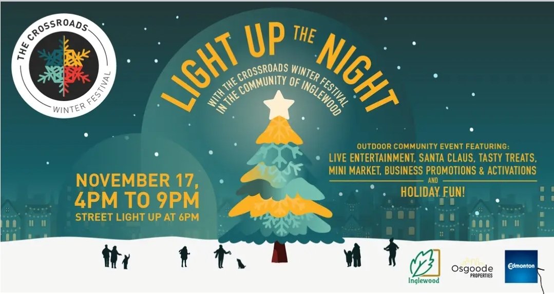 Our 1st performances of the 2023 Christmas season will be on Friday, November 17 during "Light Up The Night"  in the community of Inglewood. We'll have a quartet roaming the event, singing some of our favourite Christmas tunes, between 4pm - 6pm. #christmasisforcaroling
