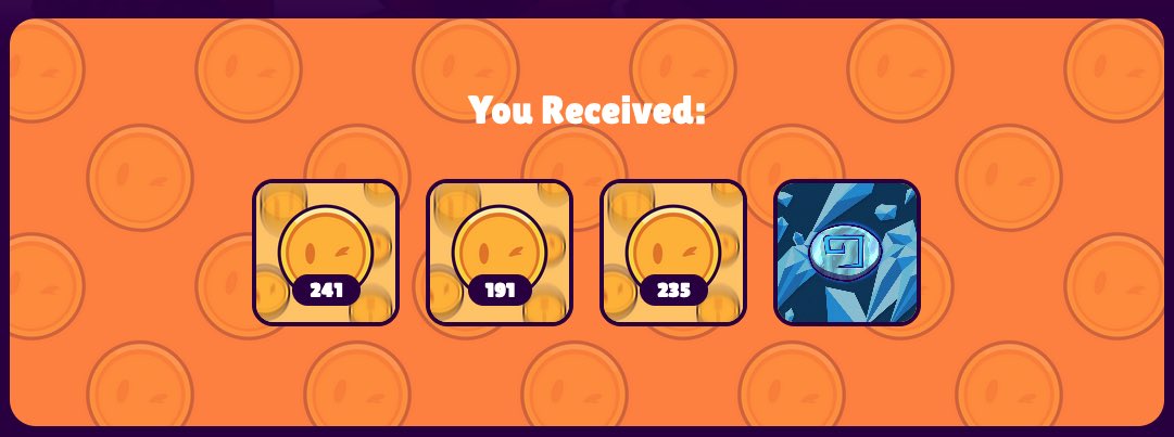 KC3_1627's tweet photo. Really big haul today! Three Runes (1 Epic, 1 Rare and 1 Common), 1.5 SOL, and 5374 FOXY. 🟠🟠🟠Thanks @FamousFoxFed https://t.co/GXB0brud6i