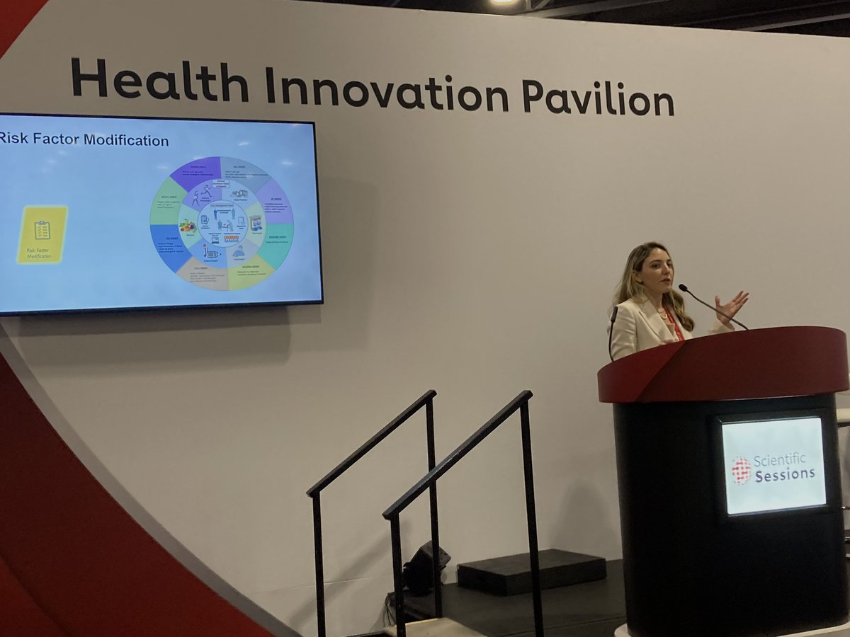 Amazing talk by @NinoIsakadze to close out Day 1 of #AHA23 scientific sessions! Presenting “Patient Centered Mobile Health Technology Enabled Atrial Fibrillation Management” @AHAScience @American_Heart @hopkinsheart @HopkinsMedicine @CiccaroneCenter @CorrieHealth @heartmaryland