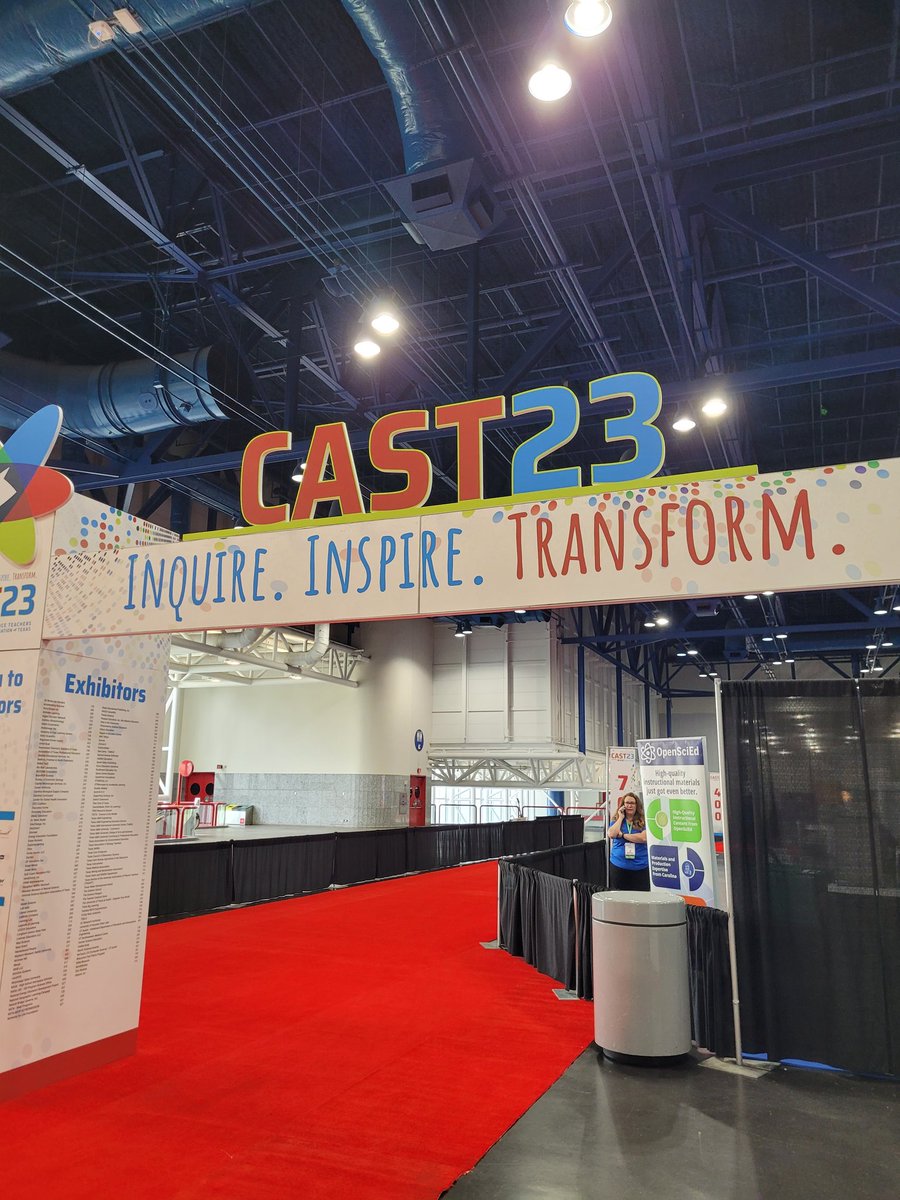 CPESeng's tweet photo. Thank you to the National Science Teachers Association for sponsoring me as an ambassador for Toshiba ExploraVision at CAST23.  Always  amazing to meet so many great teachers, administrators, and science professionals! #NSTA23 #ToshibaAmerica #tonyahunt #STATCAST23 #CPEStisd https://t.co/sSEQFegThP