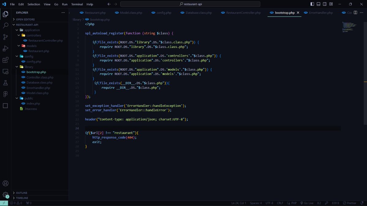 coding_this's tweet image. Day 56 of #100DaysOfCode: 🍽️
Embarking on a new project: crafting a RESTful restaurant API with PHP. Exciting times ahead as I delve into backend development! 💻🍕 #PHP #RESTfulAPI
#buildinpublic