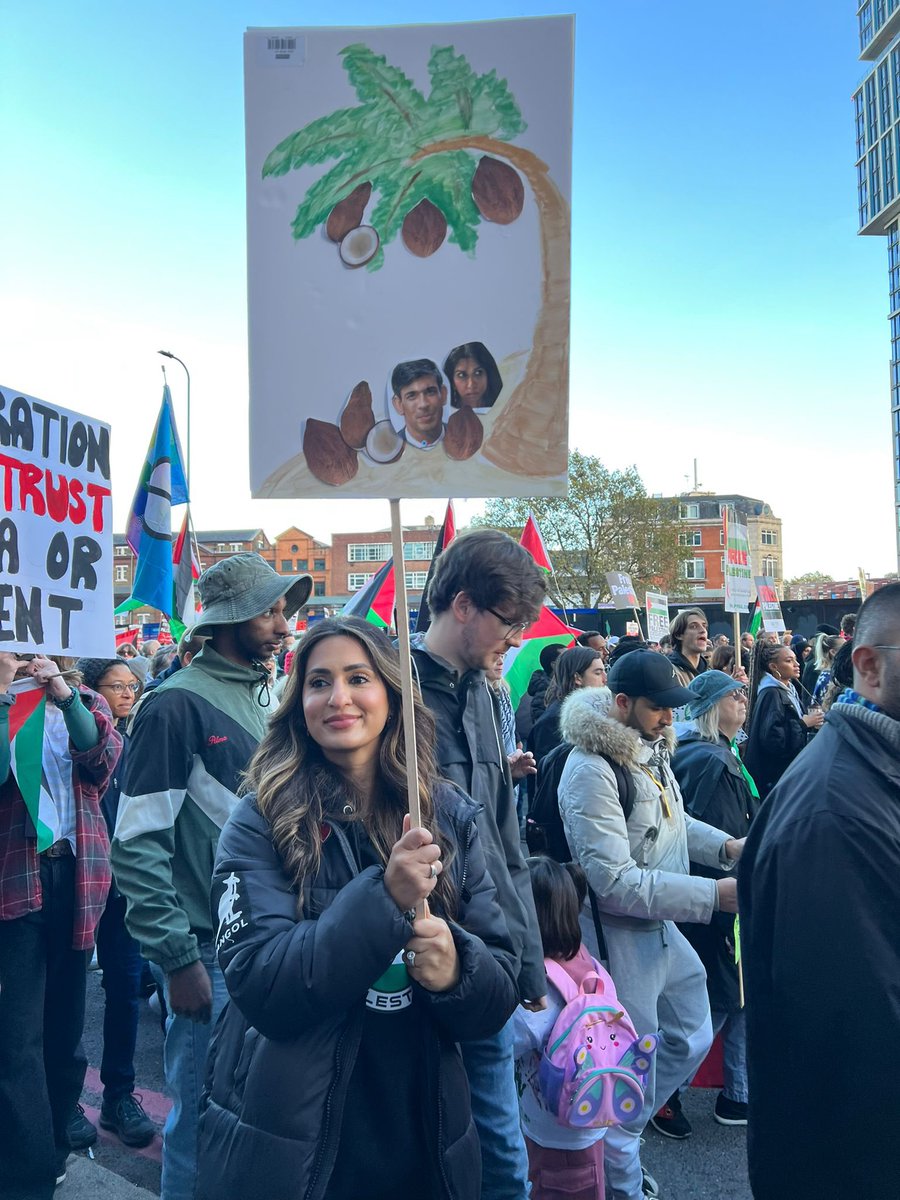 BenKentish's tweet photo. Do the majority of the people on the march see the swastika signs, the “coconut” signs, the blood libel signs, the signs belittling the Holocaust, and call them out? Do they just march alongside them in silence? Are they not offended by them? https://t.co/yji1shJmAK