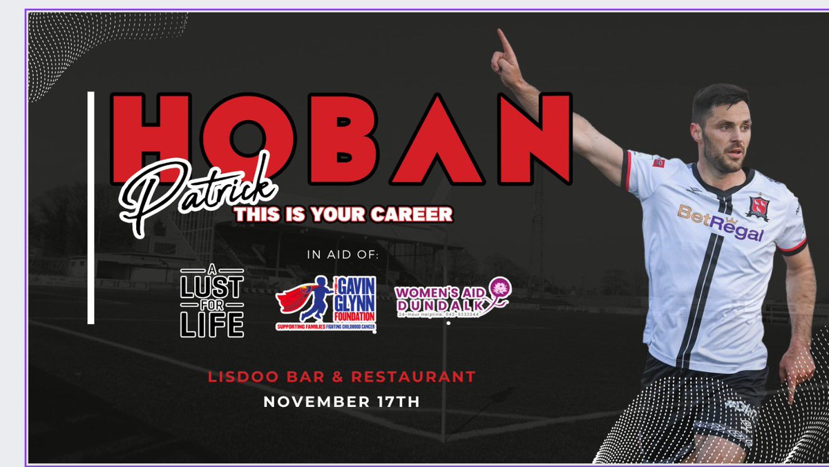 Looking forward to seeing everyone next Friday in the Lisdoo. This event is in aid of 3 brilliant Charities and I’m delighted to say it is completely sold out. If you aren’t attending and would like to donate, please see the link in my bio