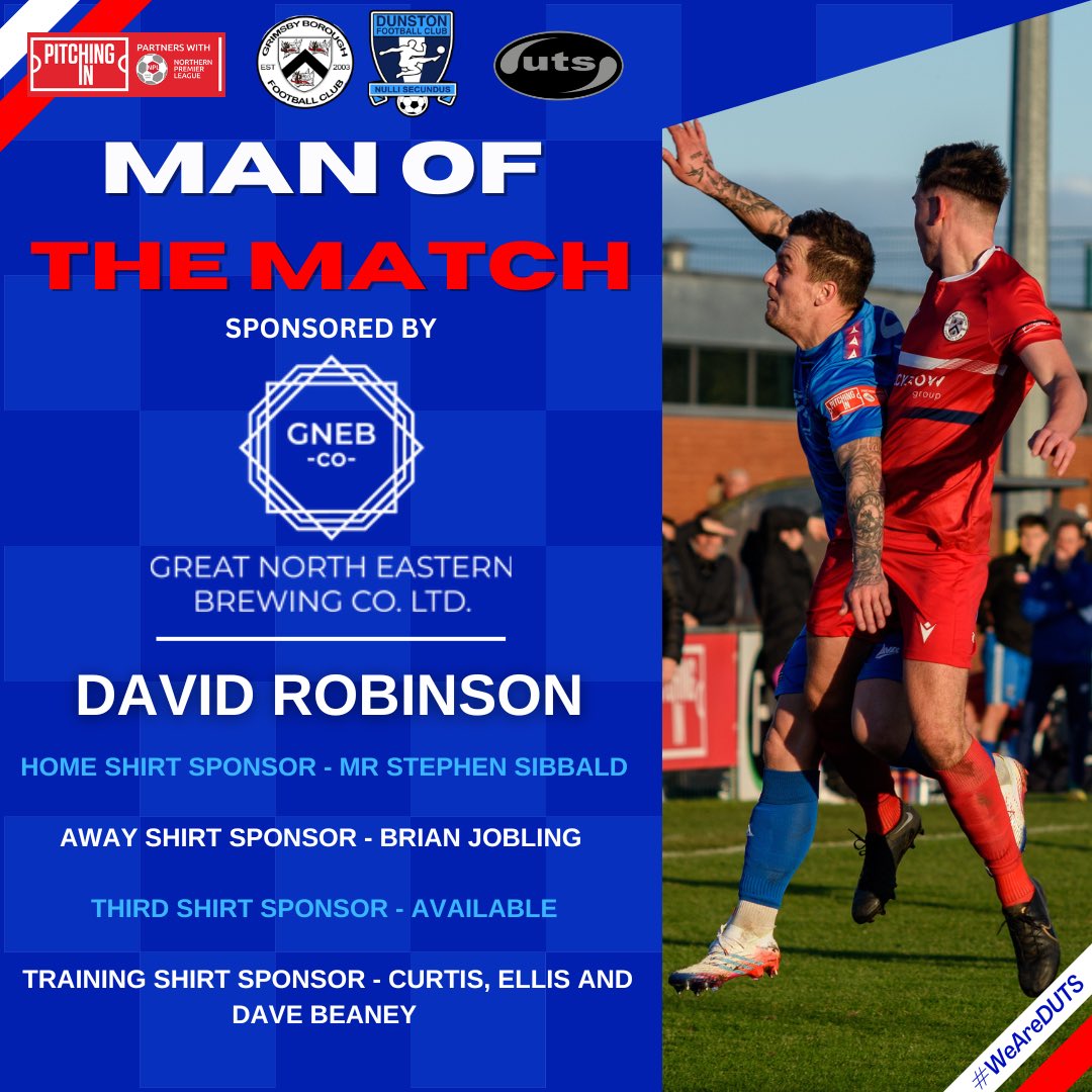 Another quality performance in the middle of the park. 💪

Today’s <a href="/GNEBCO/">Great North Eastern Brewing Company</a> Man of the Match is <a href="/David_Robinson8/">David Robinson</a>. 👏

📸 <a href="/treecrashkelv/">Beauty Time Photography 🤠📸</a> | #WeAreDUTS 💙