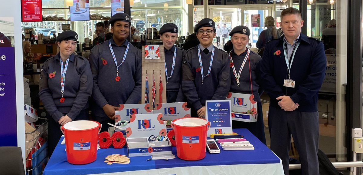 Lots of funds raised for <a href="/PoppyLegion/">Royal British Legion</a> today at <a href="/Tesco/">Tesco</a> Kingston Park. Public all really supportive as always.