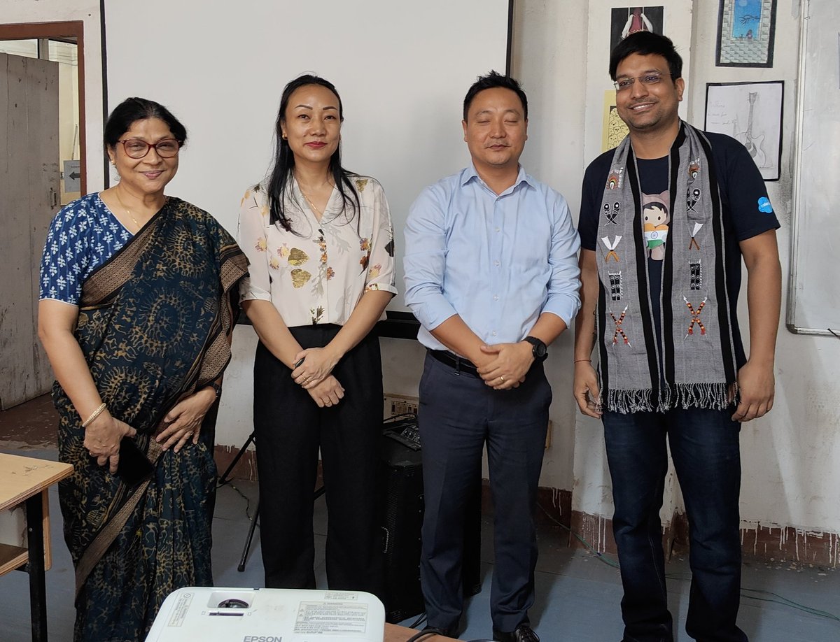 kdsharmas's tweet photo. Absolutely thrilled to announce the success of the 3-day Marketathon Program at Nagaland University! 🚀 Witnessed incredible potential and dedication from all the students.

Gratitude to faculty, and staff of Nagaland University for their unwavering support. I'm extremely thankful for all the love I received🙏🏻

Excited about the future of these amazing Trailblazers from North East India! 

#MomentMarketers #TrailblazerCommunity #Marketathon #MarketingChampions