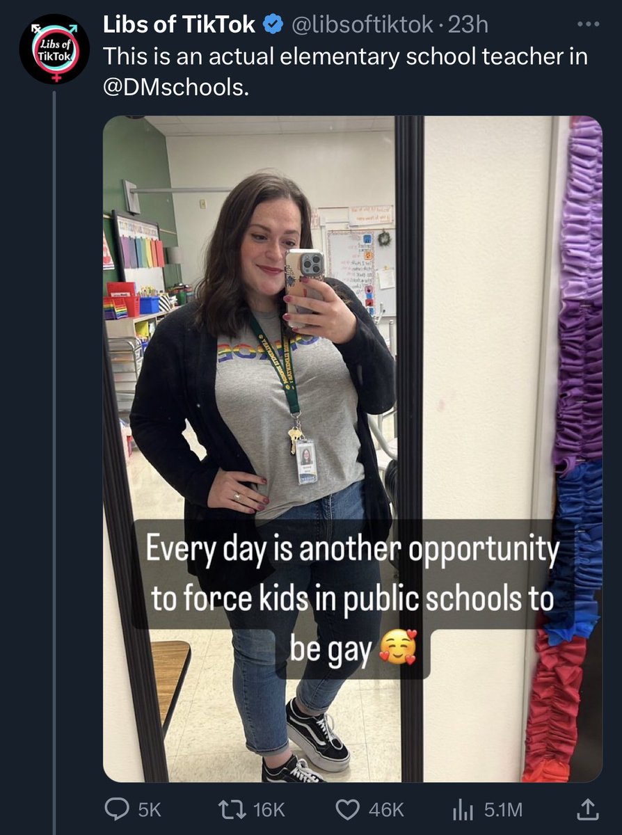 she’s making a joke and it’s about you! hope this helps <a href="/libsoftiktok/">Libs of TikTok</a>