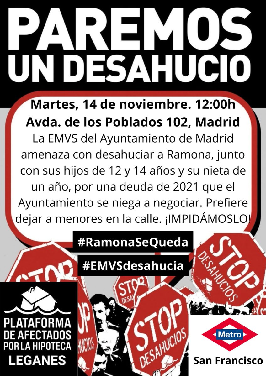 Otra familia que se agrava su situación,no puede hacer frente al pago del alquiler, con la precariedad de los salarios