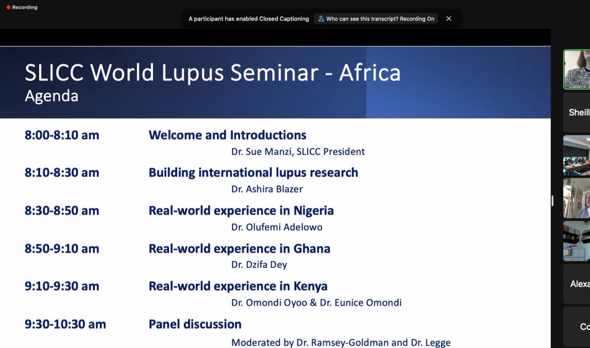 Sheilla Achieng (@achsheilla) on Twitter photo Fantastic session at the SLICC world Lupus Seminar. Privileged to hear about all the brilliant work going on in SLE research in subsaharan Africa. # SLE does exist in Africa. Collaboration is needed to enhance research, training & education # <a href="/Lupusdoc/">Ian N Bruce</a> <a href="/ashira_md/">THEE Ashira Blazer MD</a> <a href="/RheumtoBloom/">Dzifa Dey</a> Fantastic session at the SLICC world Lupus Seminar. Privileged to hear about all the brilliant work going on in SLE research in subsaharan Africa. # SLE does exist in Africa. Collaboration is needed to enhance research, training & education # <a href="/Lupusdoc/">Ian N Bruce</a> <a href="/ashira_md/">THEE Ashira Blazer MD</a> <a href="/RheumtoBloom/">Dzifa Dey</a>