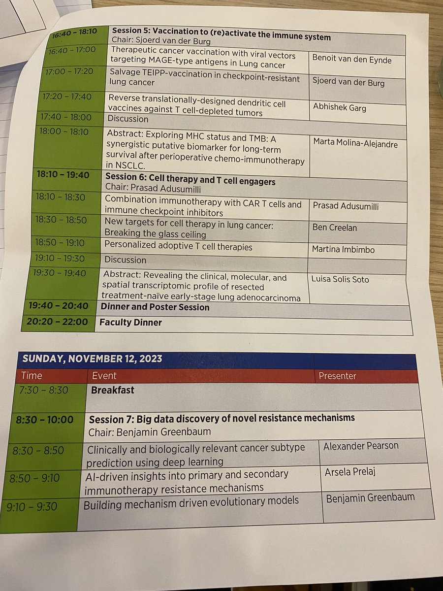 PrelajArsela's tweet photo. From Aiom to @IASLC #hotopic in #basic #translational #science with my great friend @RobertoFerrara_ who organized this full of insights congress with @MImbimbo1 now presenting adoptive #Tcell therapies! Terrific presentation! So proud of you โค๏ธ https://t.co/9qK28AmRuE