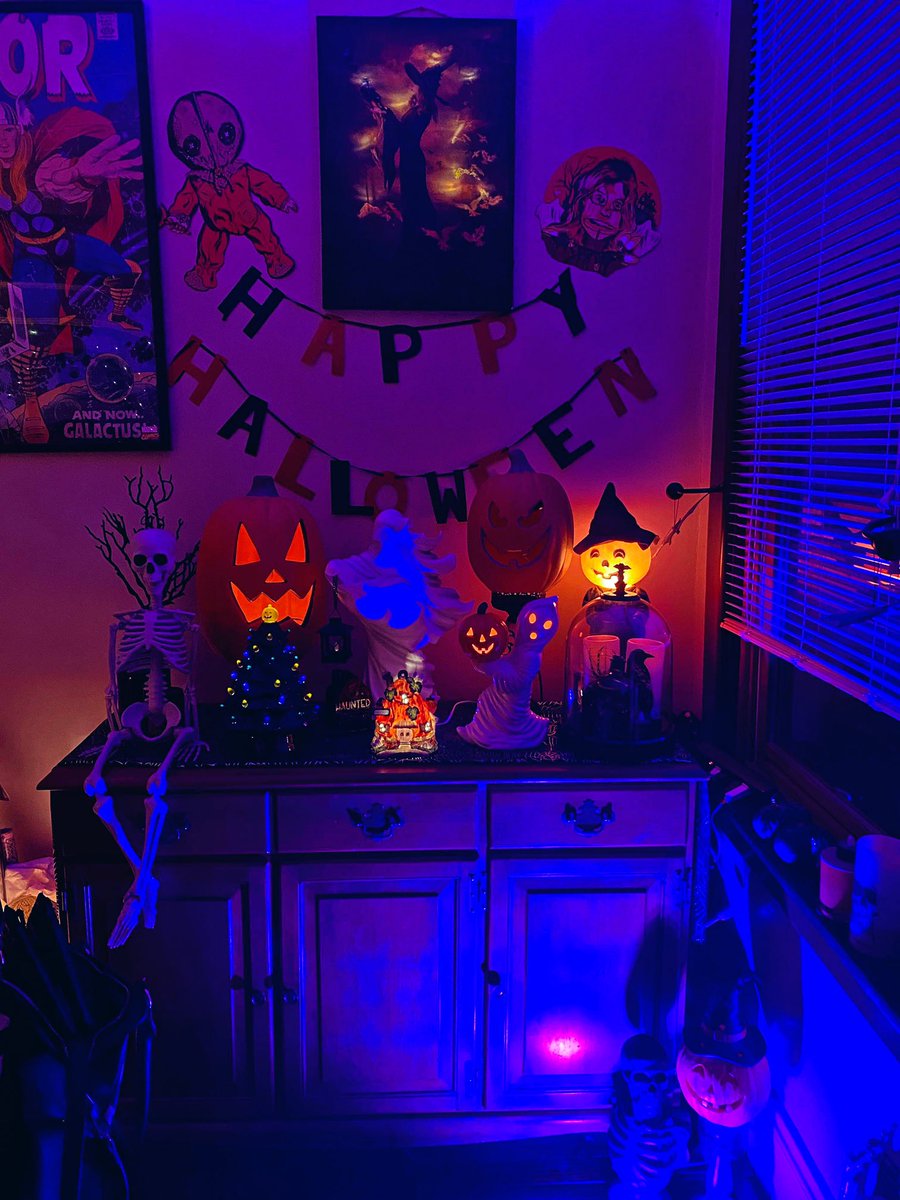 Nuka_Wow's tweet photo. Finally took all my Halloween decorations down and now my house looks depressing. Here’s what it once was just a mere day ago. https://t.co/FChVQIhDMF