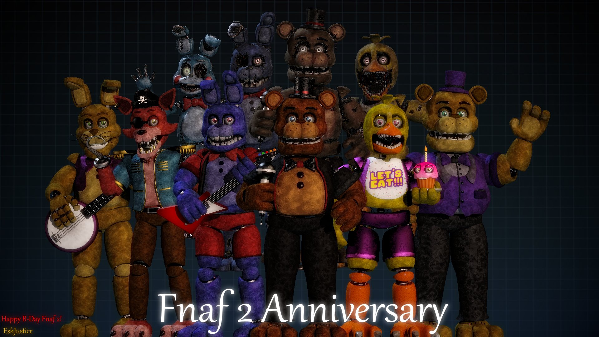 The Weirdest Weirdo on X: Not a #yanasfunplace or #weirdosworld post, but  still I'd like to share this render I did for fun. Animatronics from FNaF:  SB just remind me so much