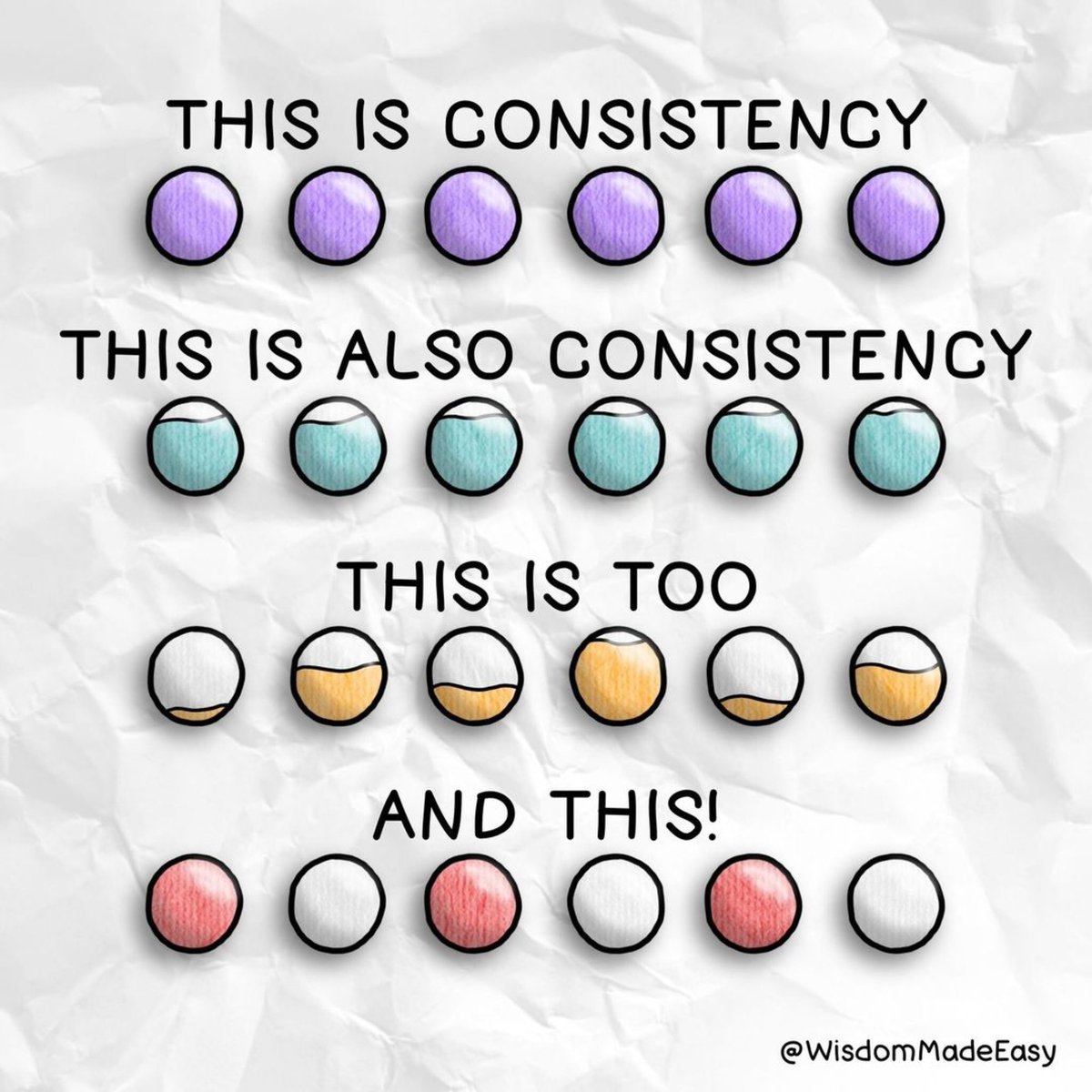 Always give your best. Your best will look different from day to day.