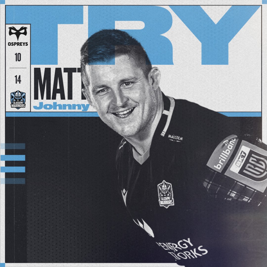 45' | TRY!!! Johnny Matthews makes it two tries for himself in this game! Duncan Weir with the extras! 

10 - 14
📲 Follow the game live: bit.ly/3sALAxx