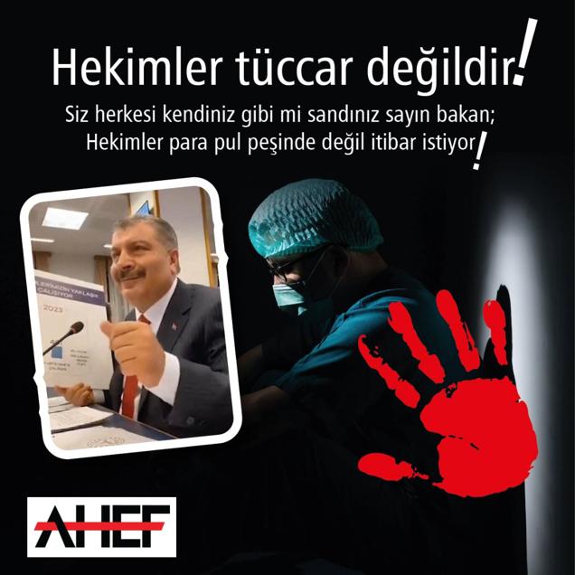 Parmaklarınızı şıklatarak şiddeti ve özlük haklarımızı düzeltmenizi bekliyprduk; birbirine sürterek daha beter hale getirmenizi değil.
#hekimlerdenözürdile