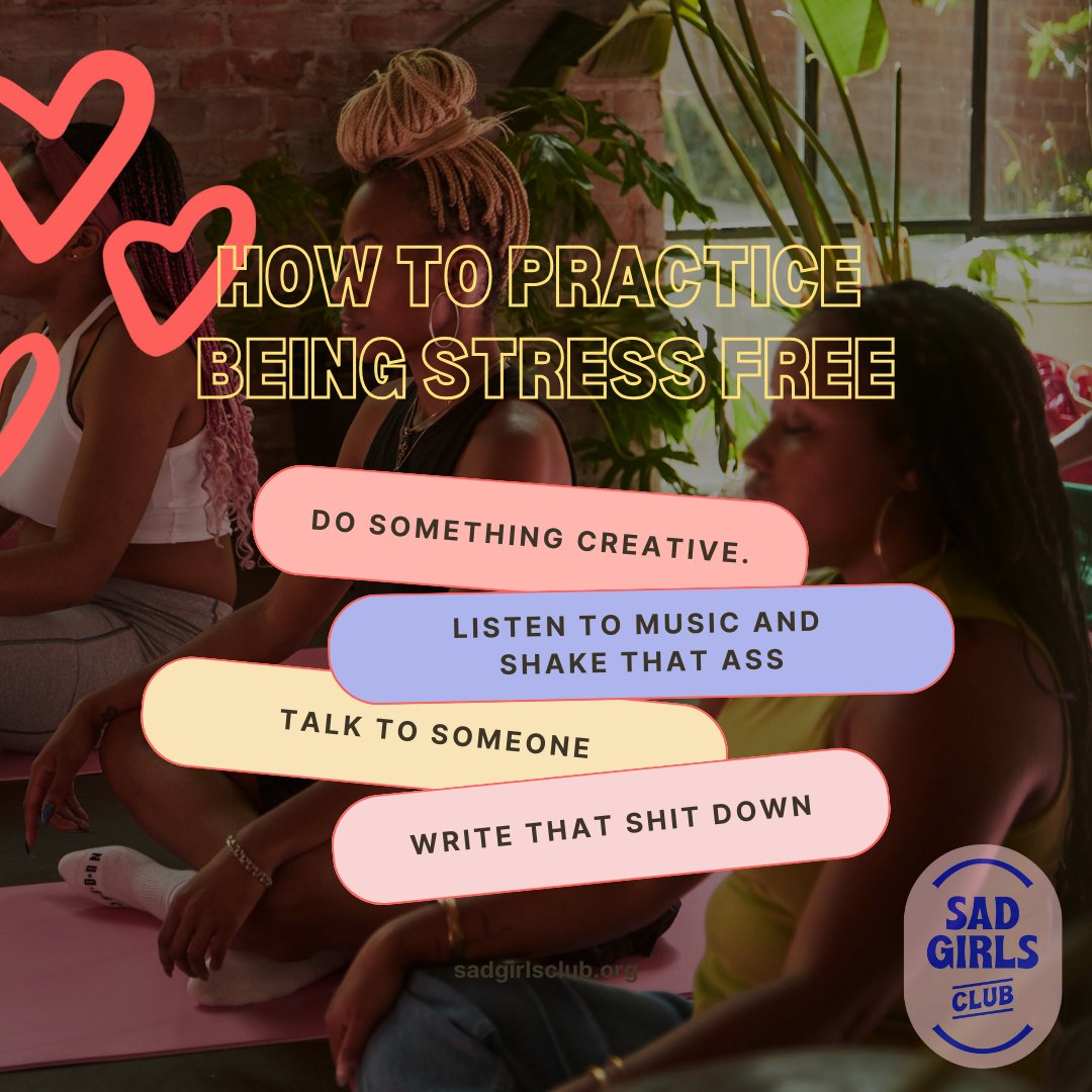 Trying to find calm in the chaos? Here are our go-to practices to help with being stress free.

Link in bio to learn more about resources and safe spaces to help with  the feeling.