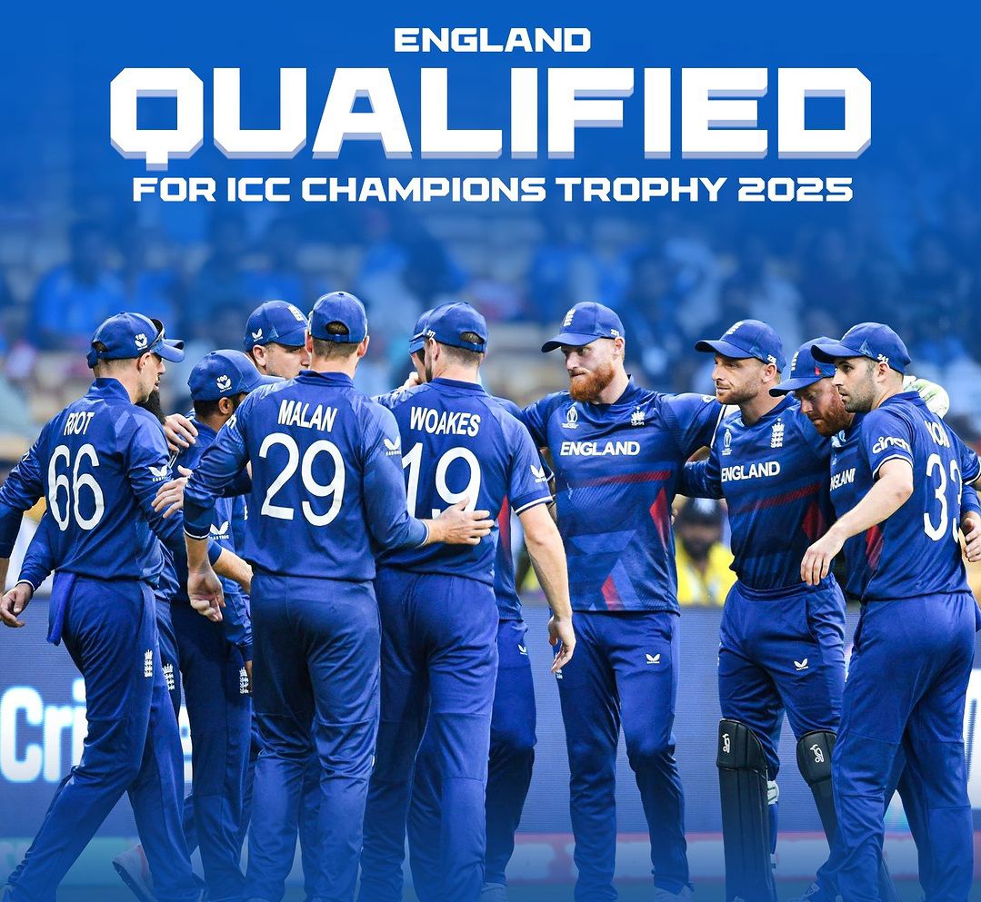 cric_marathon's tweet photo. England finished the World Cup 2023 in a high and qualified for Champions Trophy ✅✅✅
#PAKvsENG #BabarAzam𓃵 #CWC23 #ENGvPAK https://t.co/mLUbNqRPOh