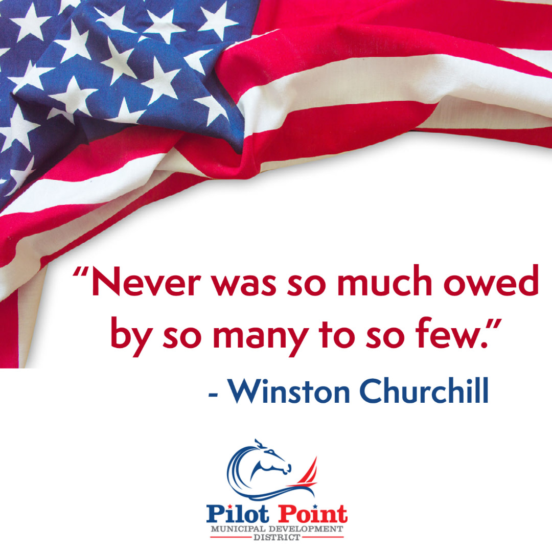 Today, we salute all who served our country. Thank you #Veterans for your service. #developpilotpoint
