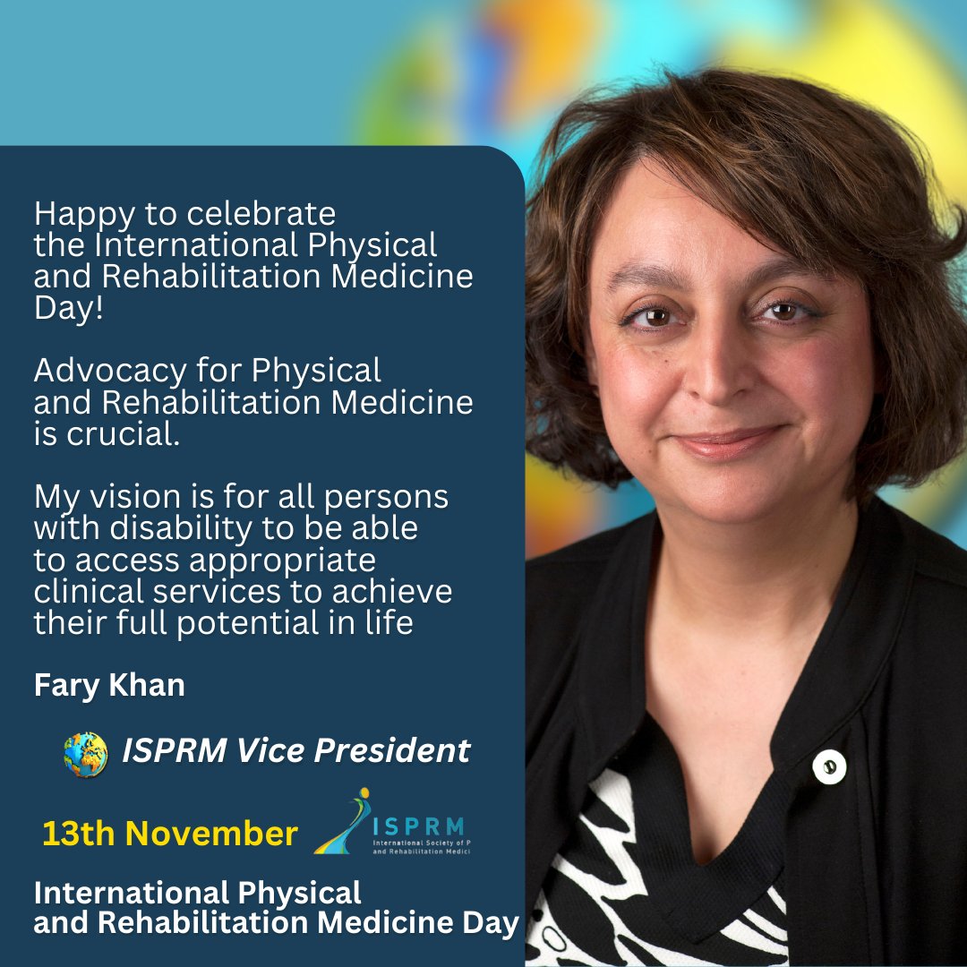 🌍 Tomorrow, November 13th we will celebrate the first-ever International Physical and Rehabilitation Medicine Day!
💪 Join our online celebration, livestreaming in Facebook and Youtube, at 1 PM CET.