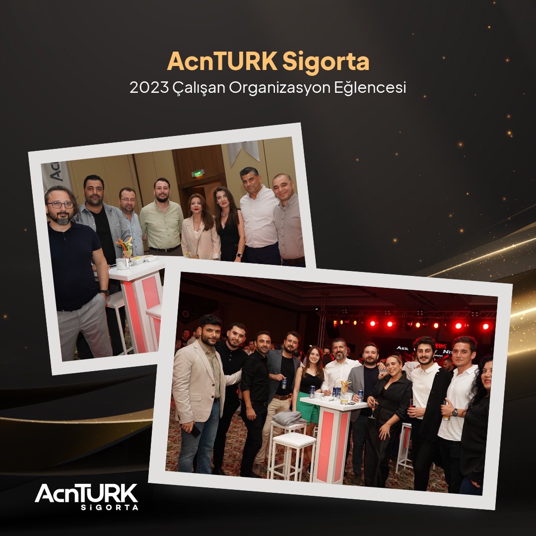Değerli ekibimizle AcnTURK Sigorta 2023 Çalışan Organizasyonumuzda hep birlikte keyifli anlar yaşadık.🎉

#AcnTURK #AkılCesaretNitelik #HerZamanEnİyisi