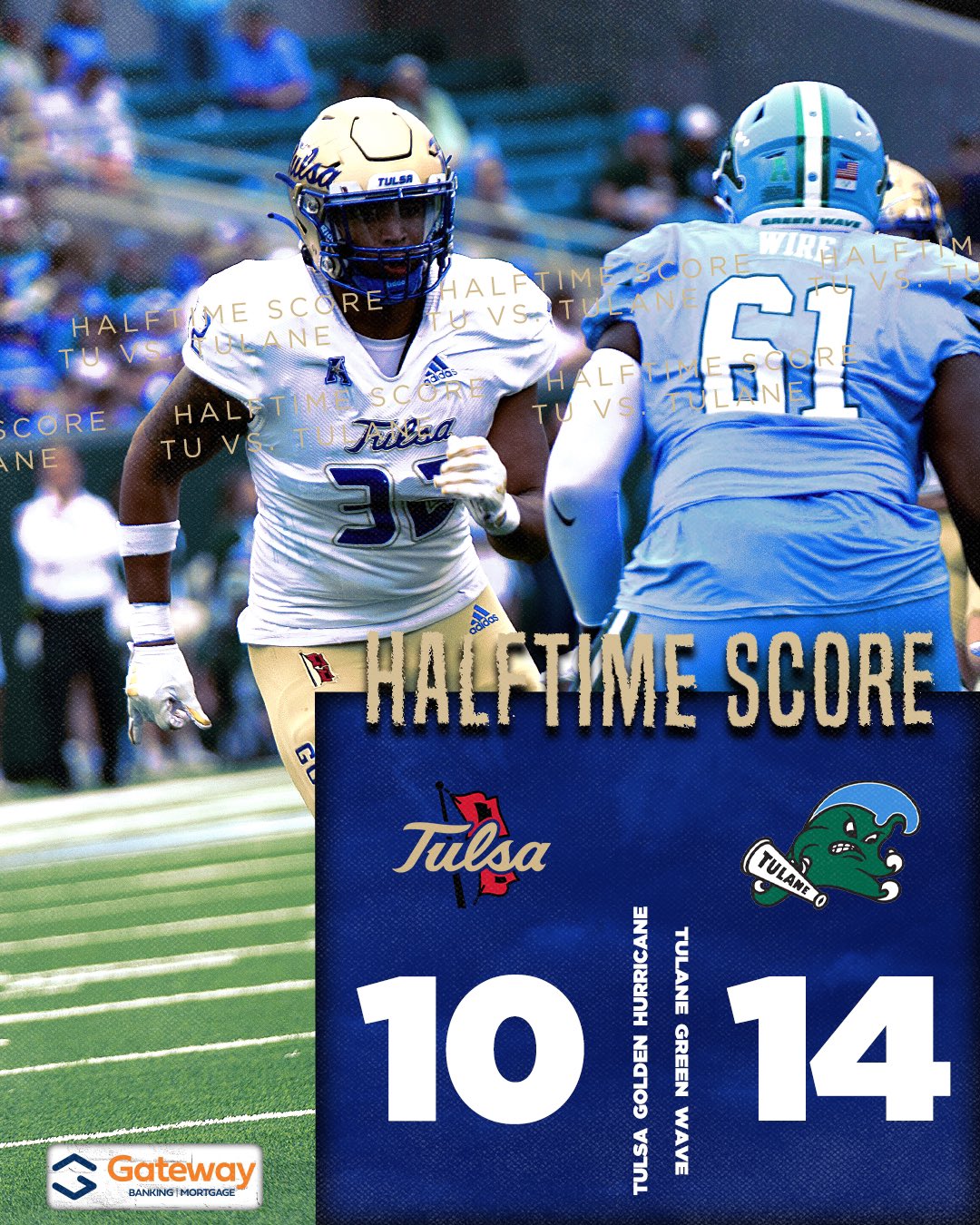 Tulsa on sale football score