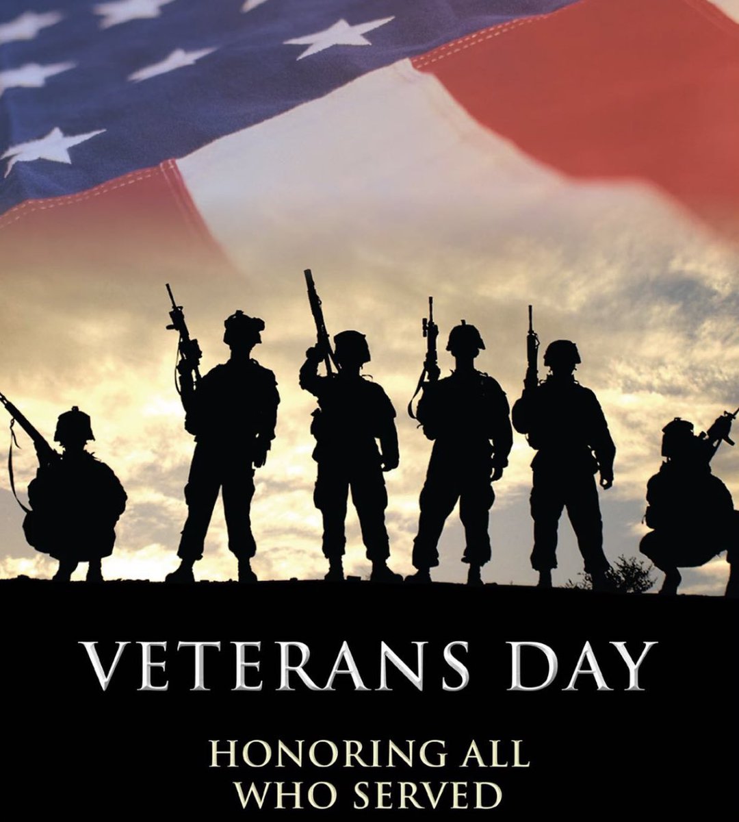 Happy Veteran’s to all veterans and thank you for your service.