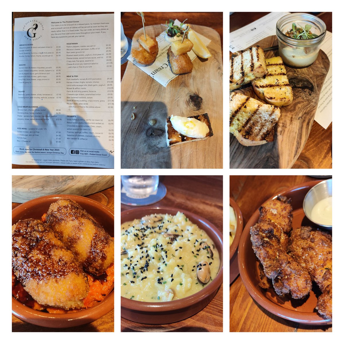 Amazing early tea tonight at the recently re-launched Pickled Goose at Garstang (@goose_pickled) with very talented award winning chef @chrisredcat creating an exciting, varied & fantastic tasting small plates Tapas style menu! You need drive out folks....so worth the trip!