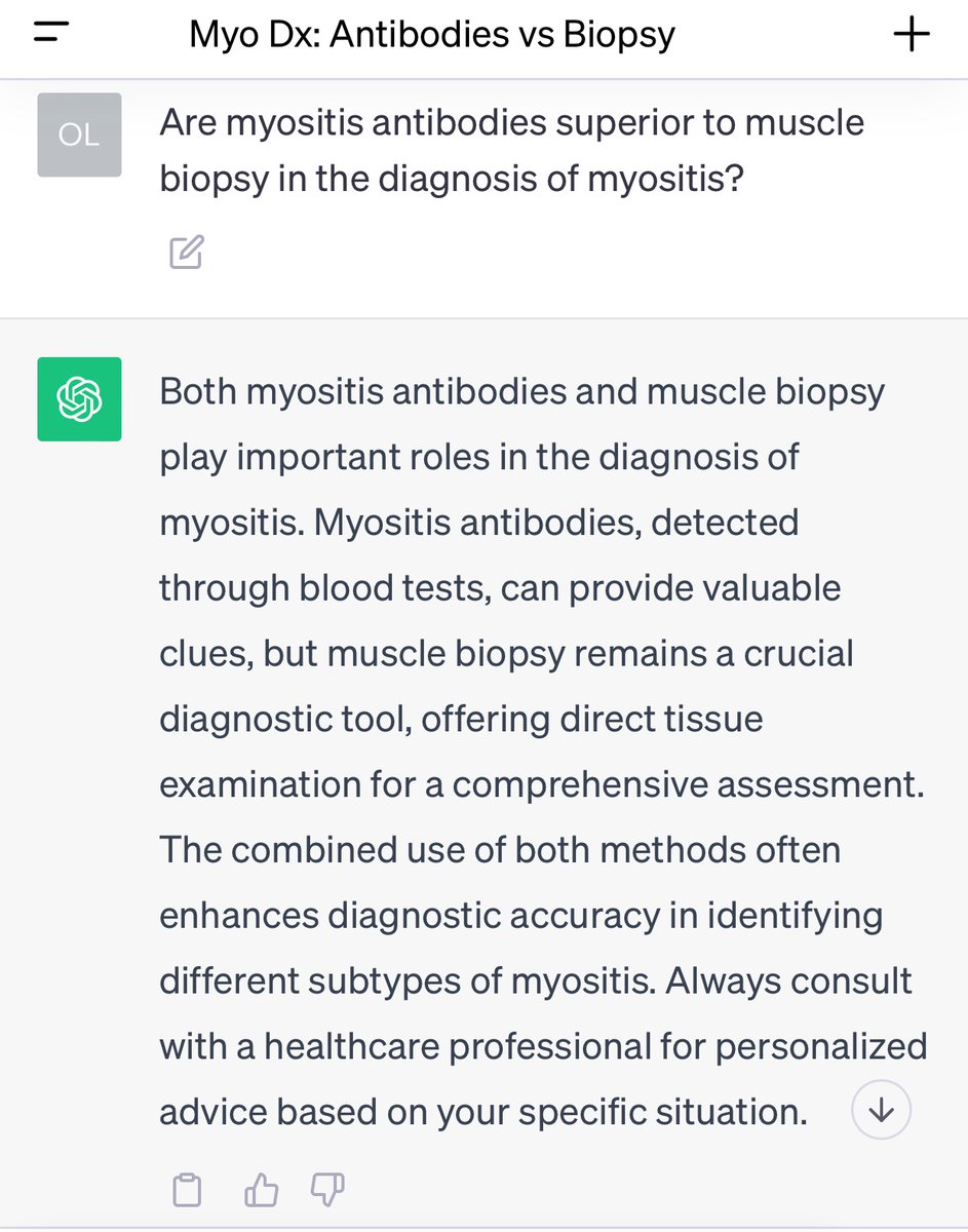 Dr_Alex_Oldroyd's tweet photo. Thanks to ChatGPT for helping to resolve the debate!
💪💉🩸💬 https://t.co/hTXoxv7gGW
