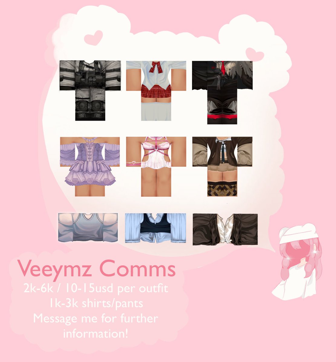 Vee | Comms open!🎀 2/4 tweet media