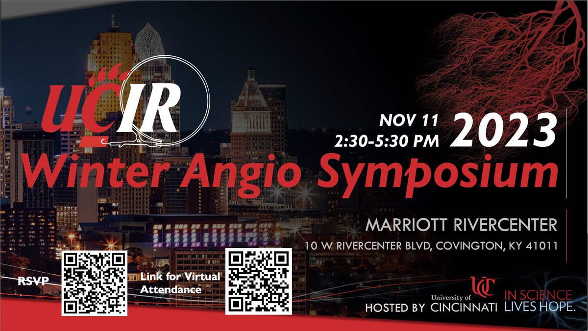 Angio symposium today! Don’t miss out
2:30 pm  ET

Virtual link —&gt; shorturl.at/ezDGQ