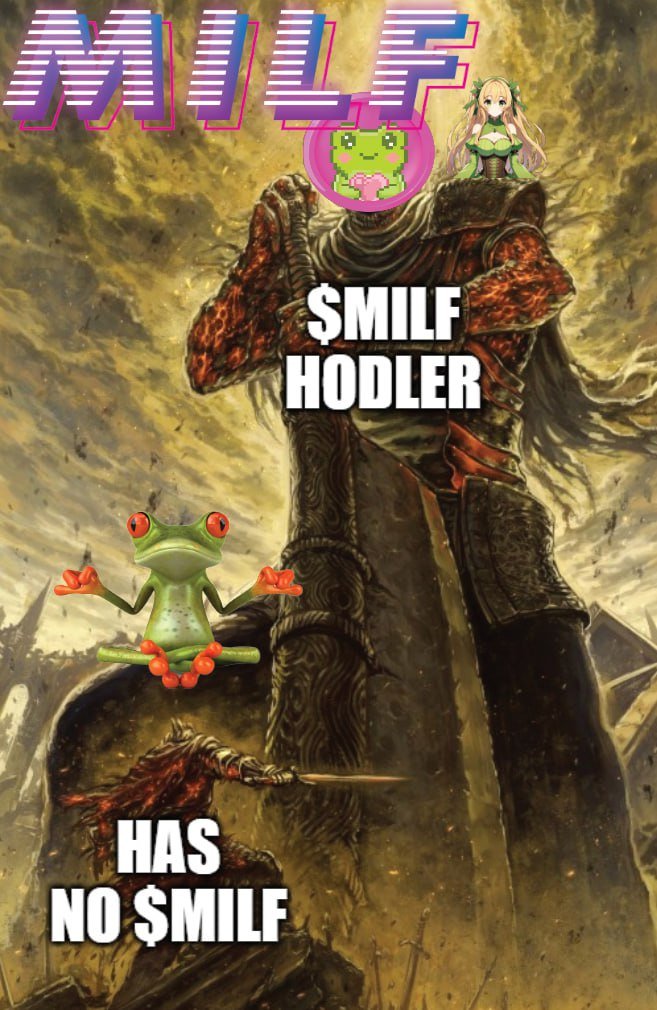 MILF_ERC20's tweet photo. Do you have $MILF ? https://t.co/j9lhdiVznv