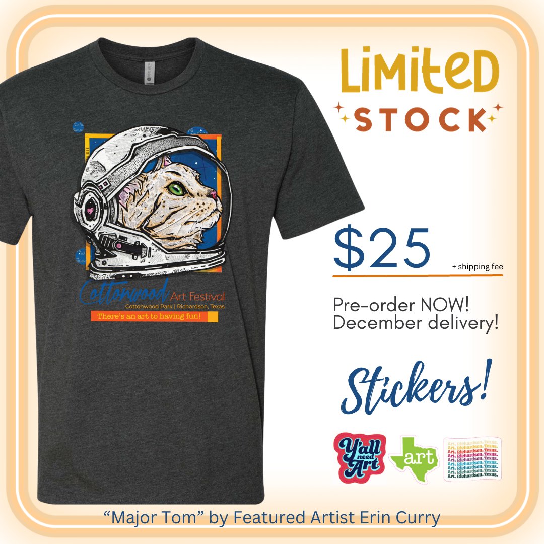 Major Tom Shirt $25 LIMITED TIME ONLY! 
conta.cc/49ux8Id