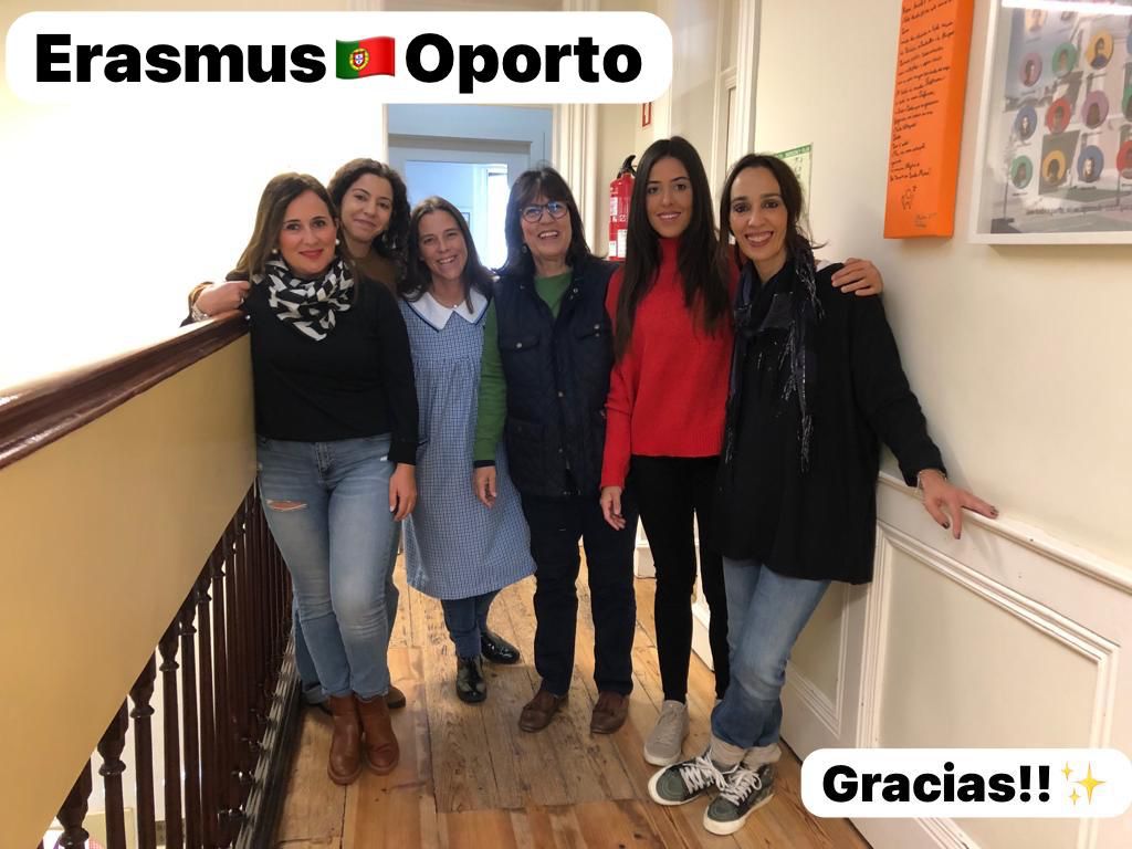 Finalizamos el Erasmus en Oporto.
Llegamos queriendo aportar las mejores experiencias educativas de nuestros centros y me he ido cargada del saber hacer de un equipo que ama la educación y a los niños creando una gran familia.
MUITO OBRIGADA
#MEPRural
#ErasmusPlus 
#ErasmusPlusES