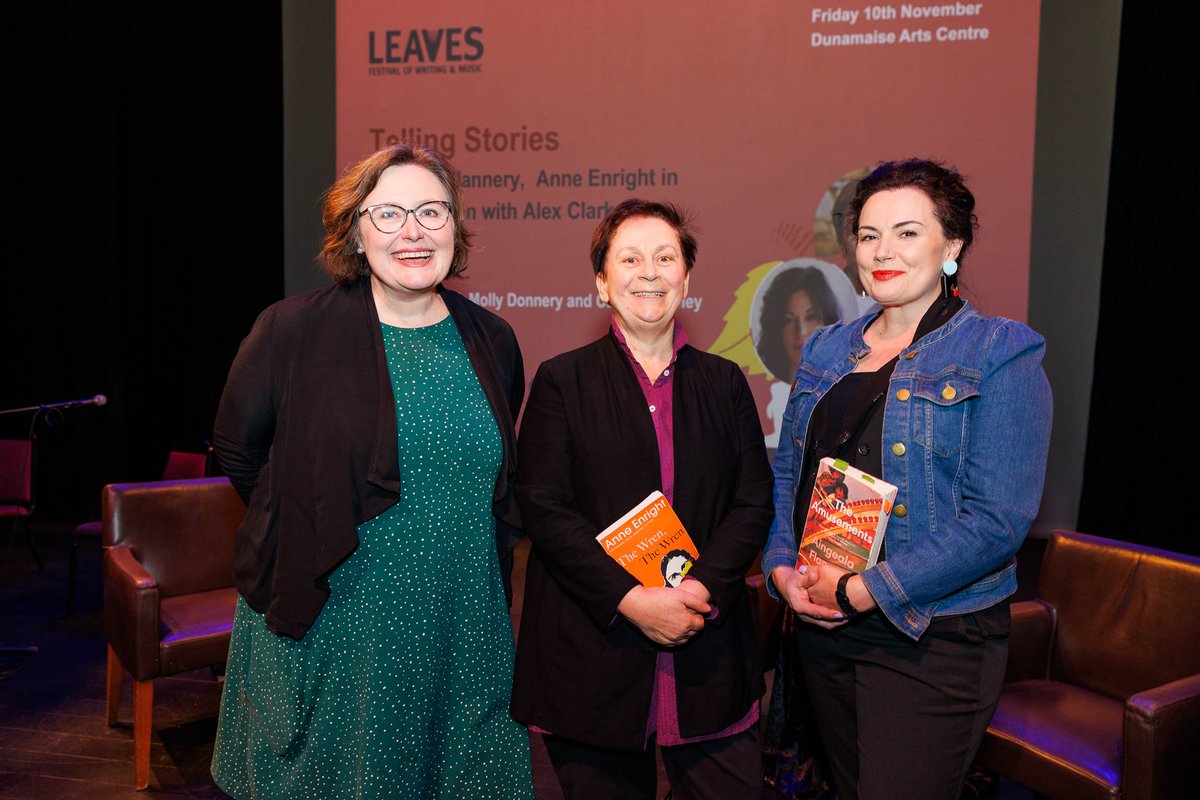 Some pics from last night's event in the Dunamaise Arts Centre. Aingeala Flannery, Anne Enright in conversation with Alex Clark, Live Music with Molly Donnery and Cathal Crowley.