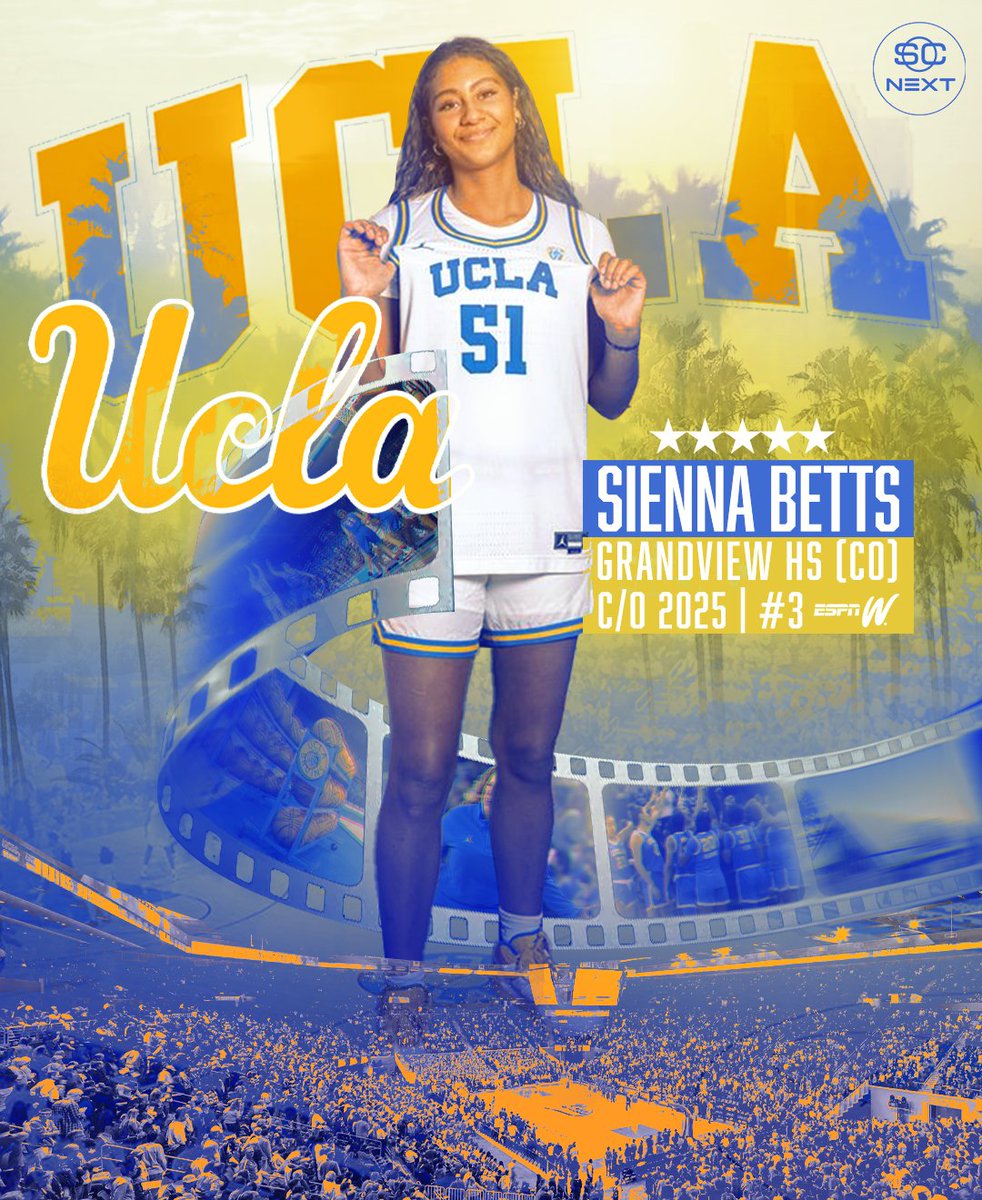 5 ⭐️ junior Sienna Betts has committed to UCLA! 🐻