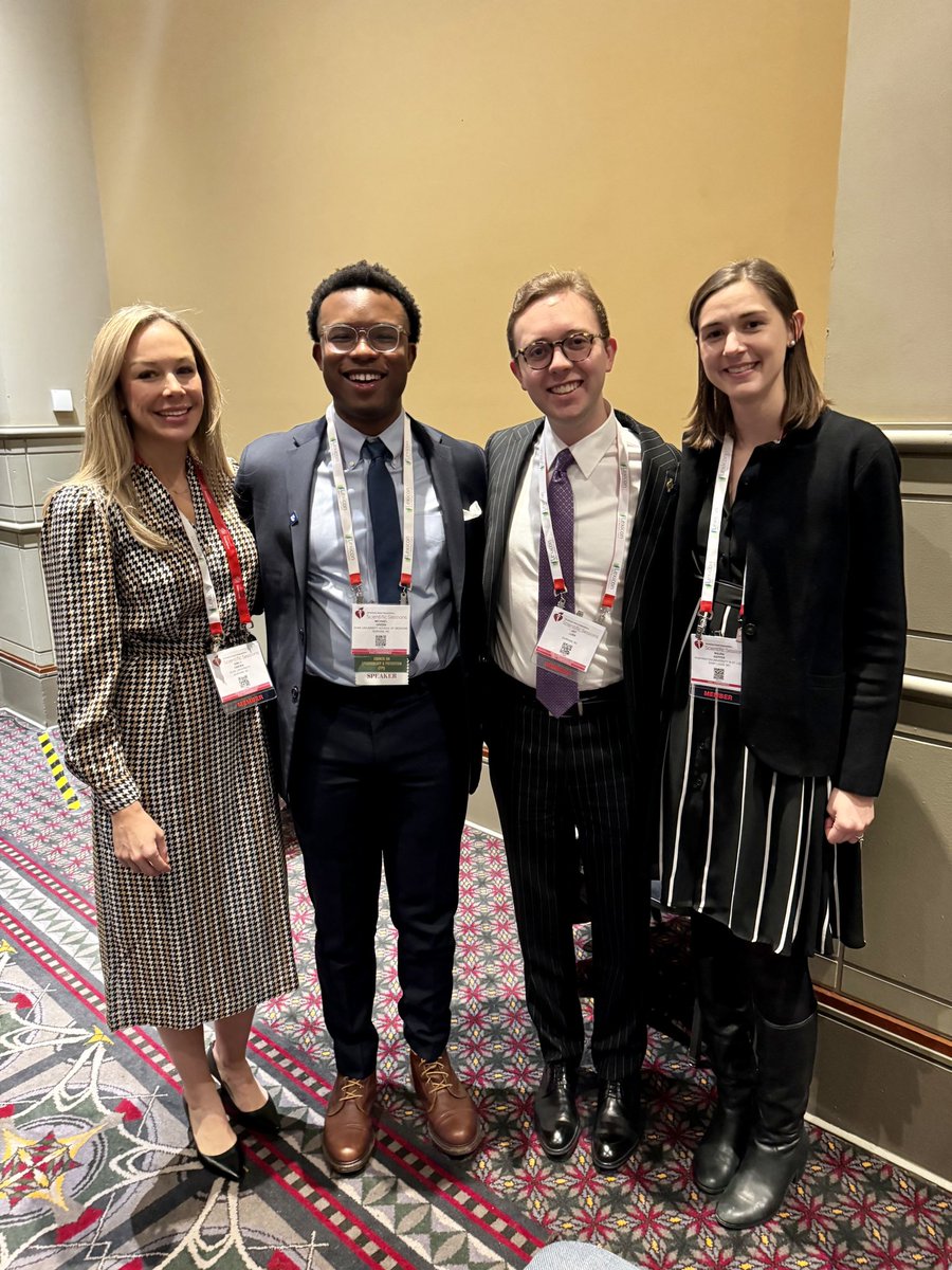 Proud of the impactful health equity work already being led by early career scientists @mmkepper @thoughts_by_MDG @JayBLusk Bright futures ahead! #aha23 #qcor